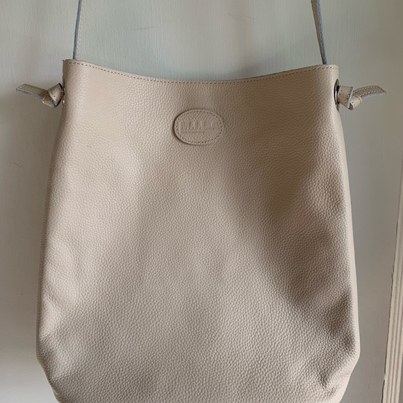 M.I.L.A “Jackie” crossbody leather handbag - color Nude - like new condition - Picture 14 of 16